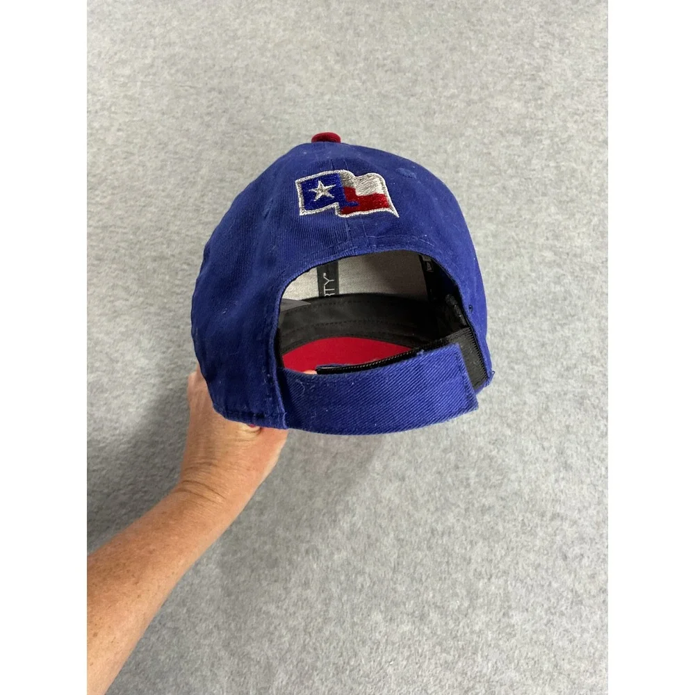 New Era 9FORTY Texas Rangers Youth Hat Royal Blue Adjustable Baseball Cap MLB